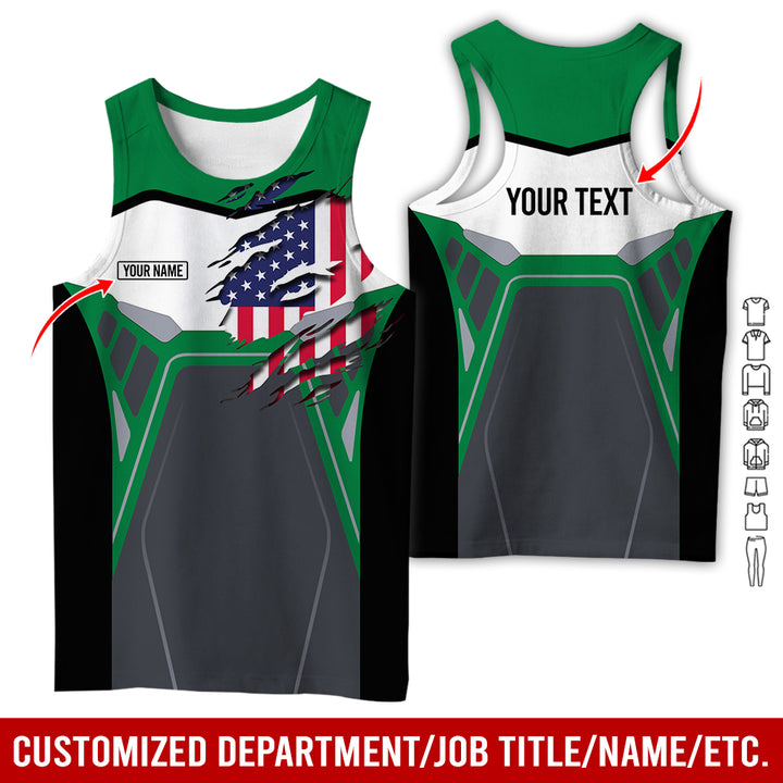 Custom Workwear Style 3D All Over Printed Clothes AY209