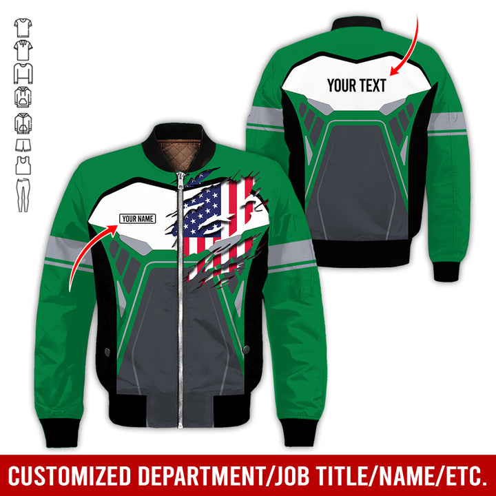 Custom Workwear Style 3D All Over Printed Clothes AY209