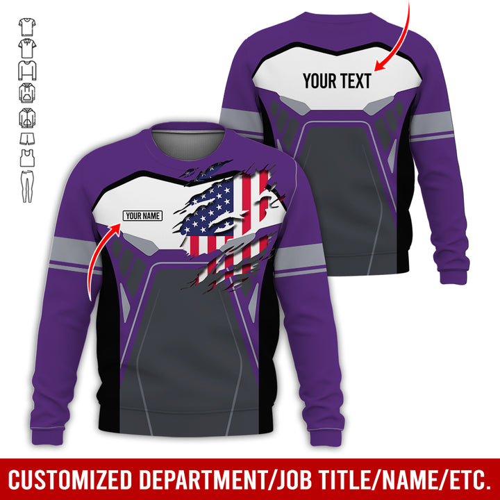 Custom Workwear Style 3D All Over Printed Clothes AY209