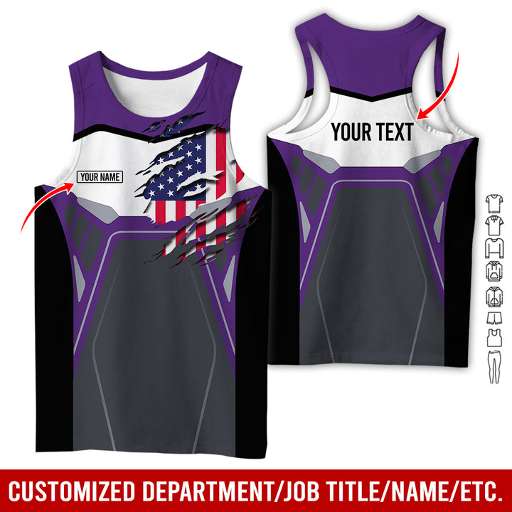Custom Workwear Style 3D All Over Printed Clothes AY209