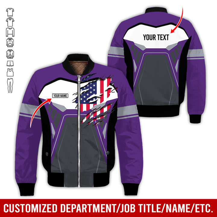 Custom Workwear Style 3D All Over Printed Clothes AY209