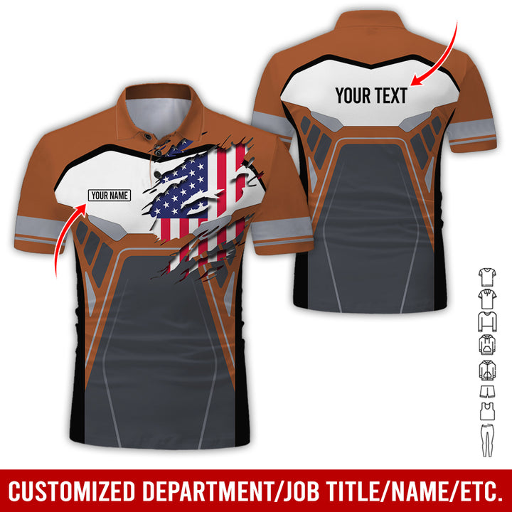 Custom Workwear Style 3D All Over Printed Clothes AY209