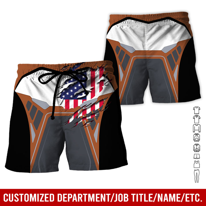 Custom Workwear Style 3D All Over Printed Clothes AY209