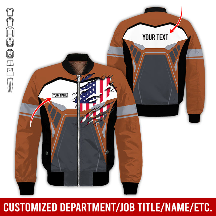 Custom Workwear Style 3D All Over Printed Clothes AY209