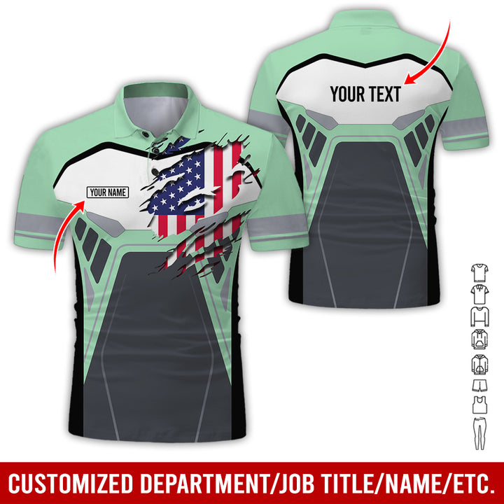 Custom Workwear Style 3D All Over Printed Clothes AY209