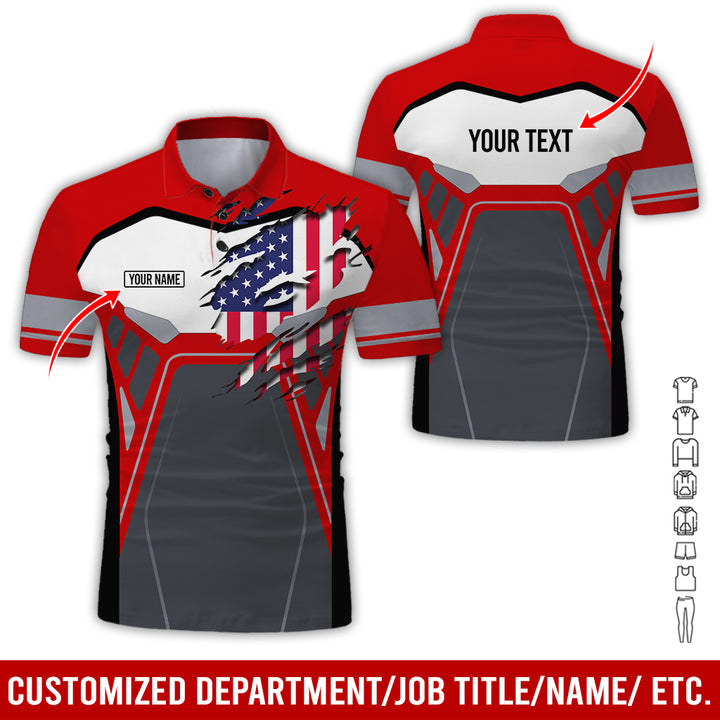 Custom Workwear Style 3D All Over Printed Clothes AY209