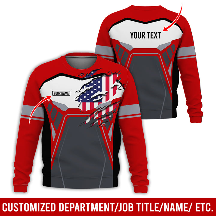 Custom Workwear Style 3D All Over Printed Clothes AY209