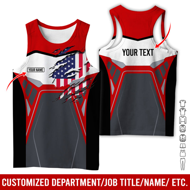 Custom Workwear Style 3D All Over Printed Clothes AY209