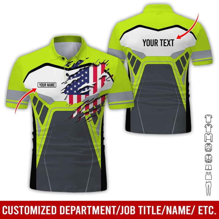 Custom Workwear Style 3D All Over Printed Clothes AY209