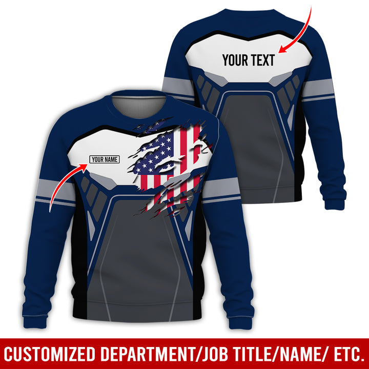 Custom Workwear Style 3D All Over Printed Clothes AY209