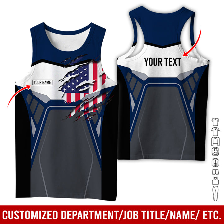 Custom Workwear Style 3D All Over Printed Clothes AY209