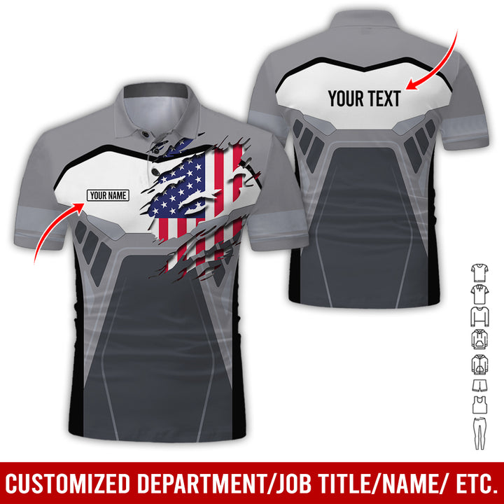 Custom Workwear Style 3D All Over Printed Clothes AY209
