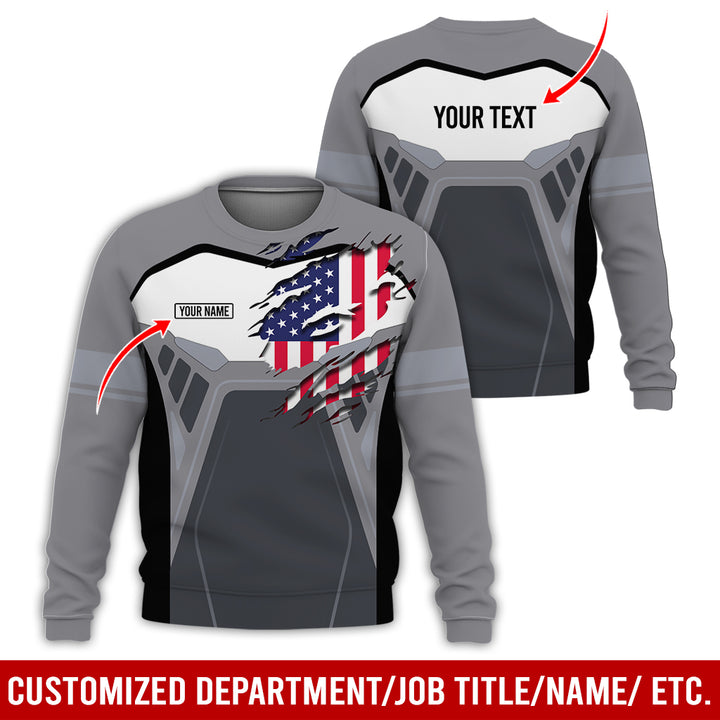 Custom Workwear Style 3D All Over Printed Clothes AY209