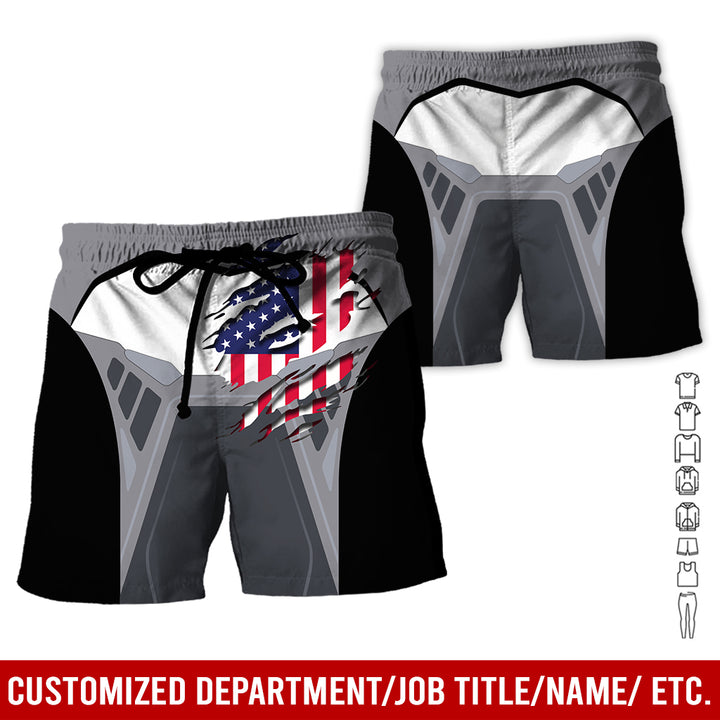 Custom Workwear Style 3D All Over Printed Clothes AY209