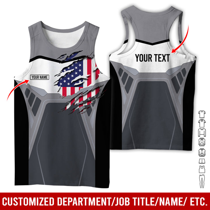 Custom Workwear Style 3D All Over Printed Clothes AY209