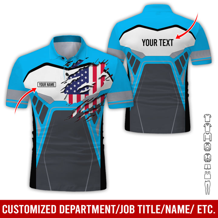 Custom Workwear Style 3D All Over Printed Clothes AY209