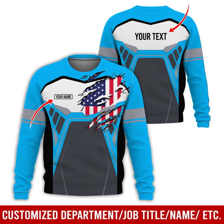 Custom Workwear Style 3D All Over Printed Clothes AY209