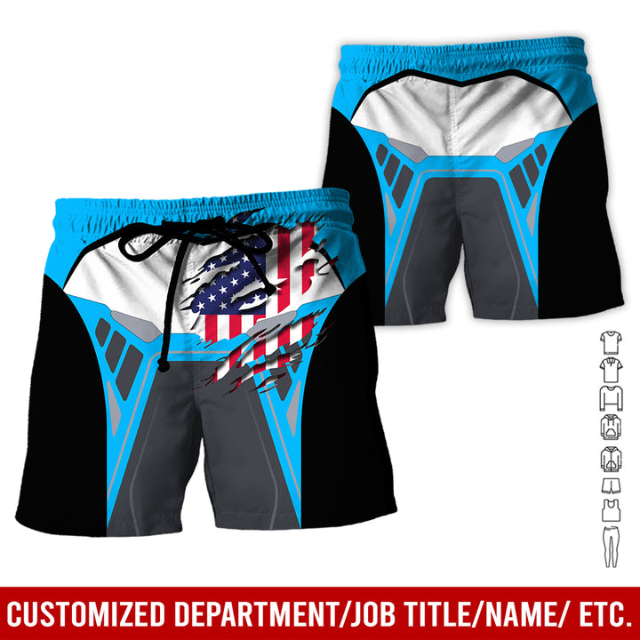 Custom Workwear Style 3D All Over Printed Clothes AY209