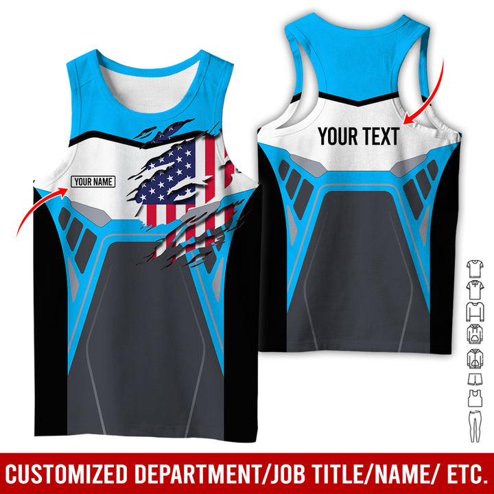 Custom Workwear Style 3D All Over Printed Clothes AY209