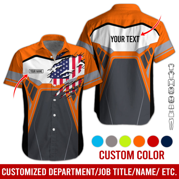 Custom Workwear Style 3D All Over Printed Clothes AY209
