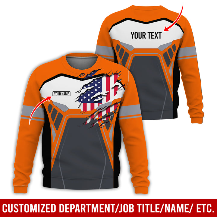 Custom Workwear Style 3D All Over Printed Clothes AY209