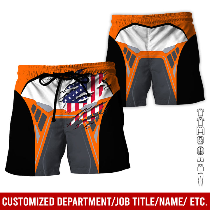 Custom Workwear Style 3D All Over Printed Clothes AY209