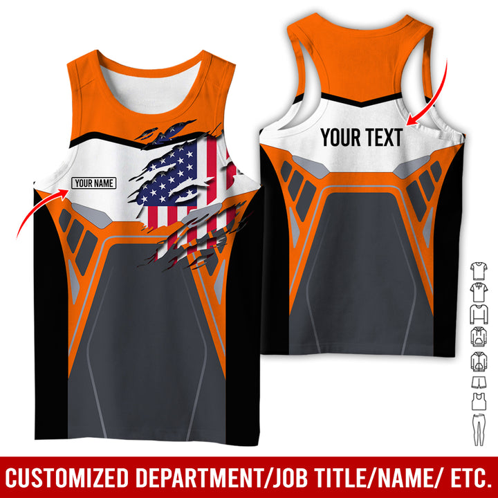 Custom Workwear Style 3D All Over Printed Clothes AY209