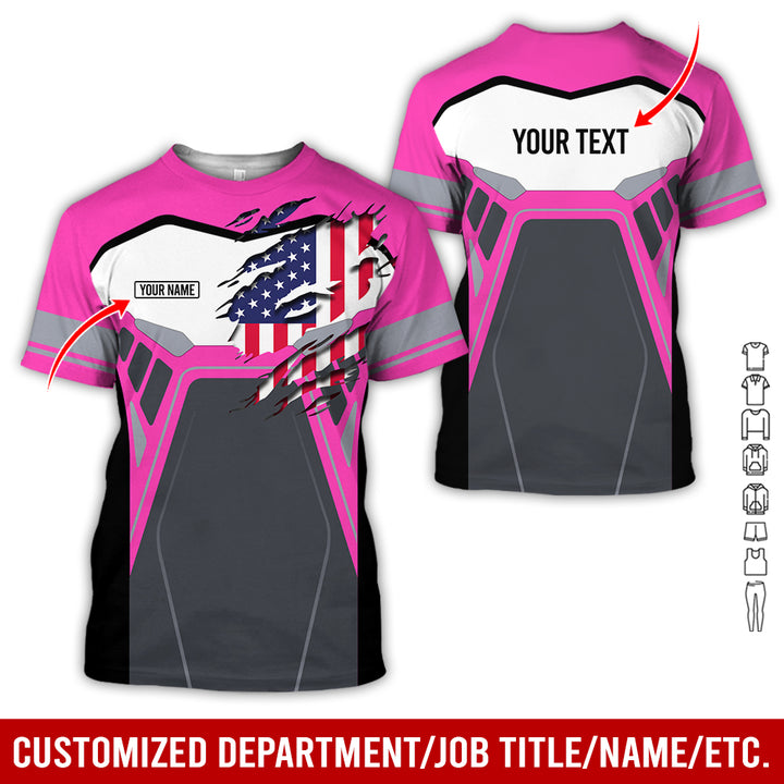 Custom Workwear Style 3D All Over Printed Clothes AY209