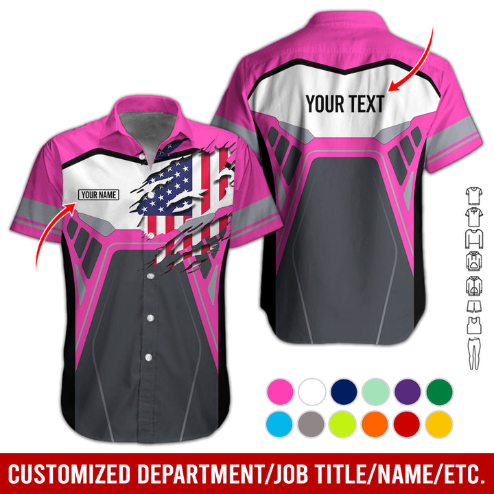Custom Workwear Style 3D All Over Printed Clothes AY209