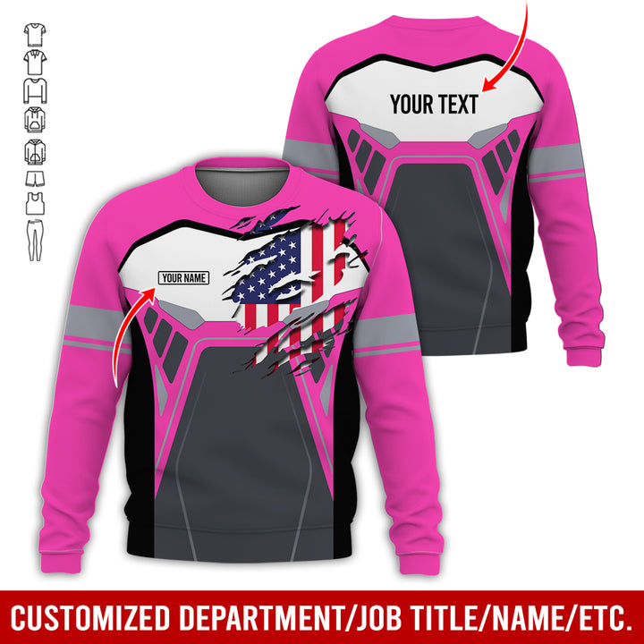 Custom Workwear Style 3D All Over Printed Clothes AY209