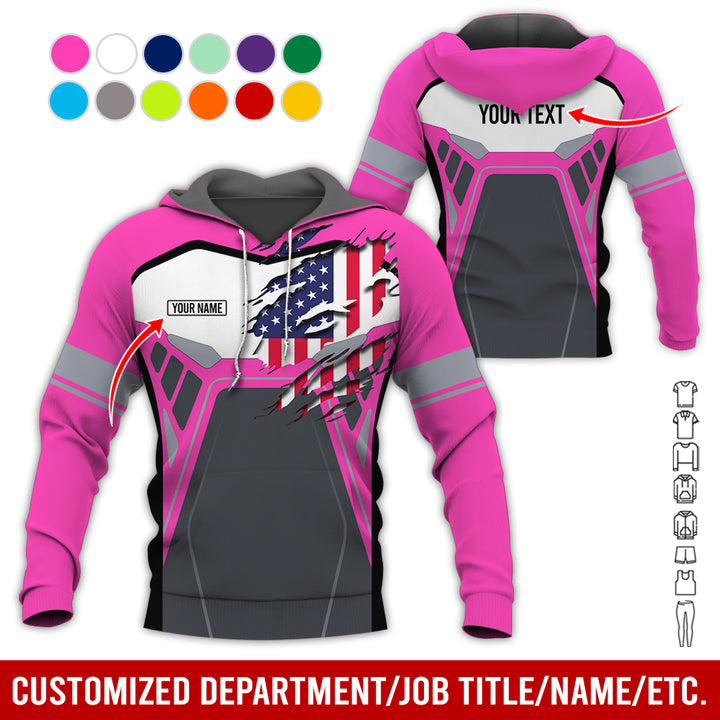 Custom Workwear Style 3D All Over Printed Clothes AY209