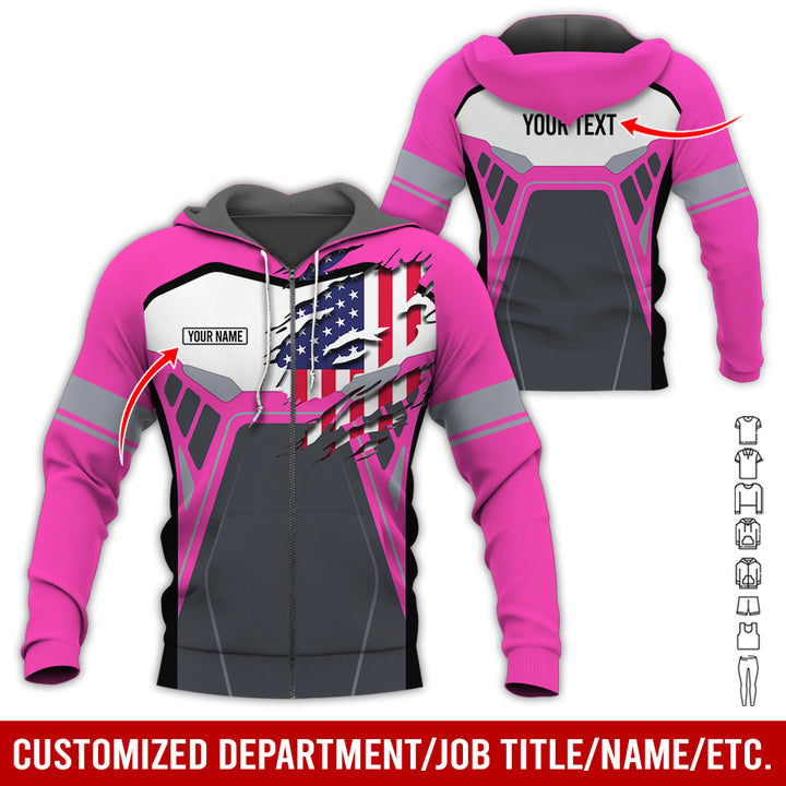 Custom Workwear Style 3D All Over Printed Clothes AY209