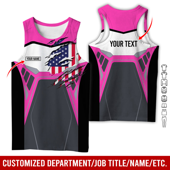 Custom Workwear Style 3D All Over Printed Clothes AY209