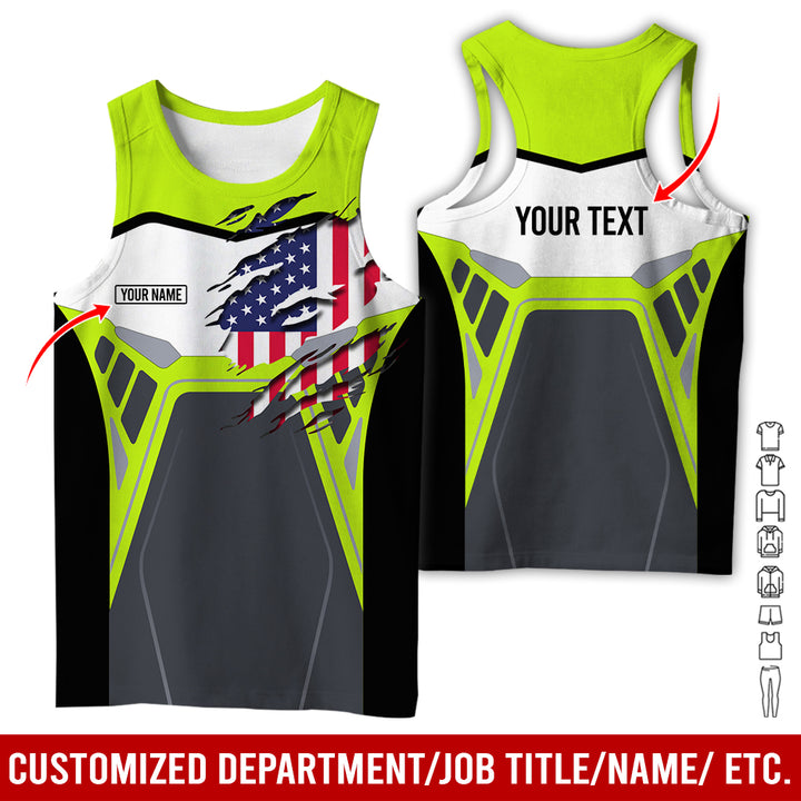 Custom Workwear Style 3D All Over Printed Clothes AY209