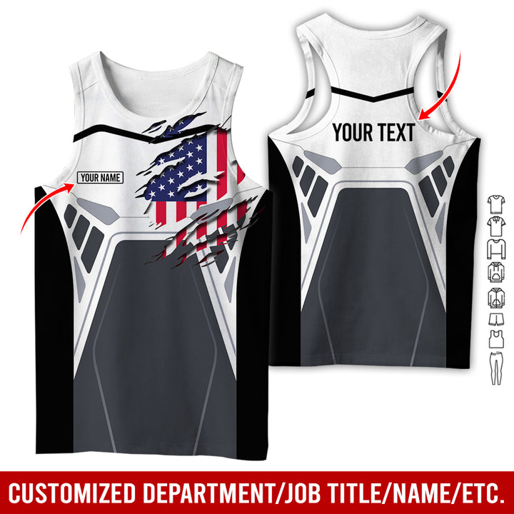 Custom Workwear Style 3D All Over Printed Clothes AY209