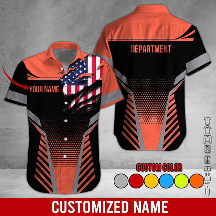 Custom Workwear Style 3D All Over Printed Clothes DV898