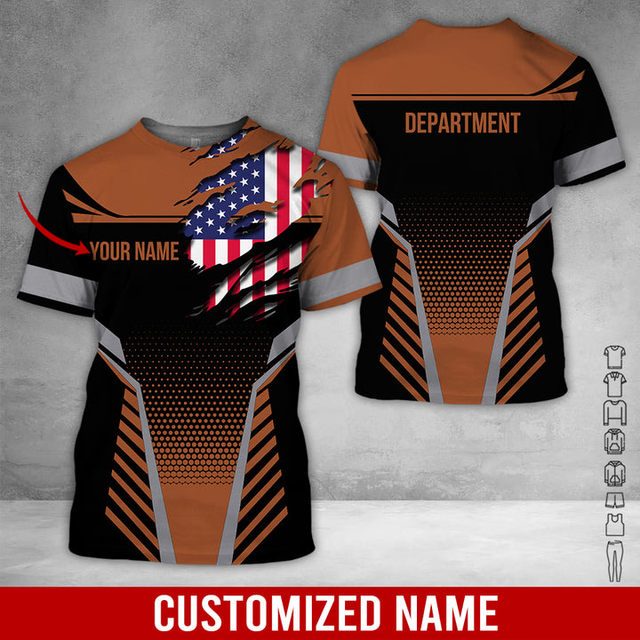 Custom Workwear Style 3D All Over Printed Clothes DV898