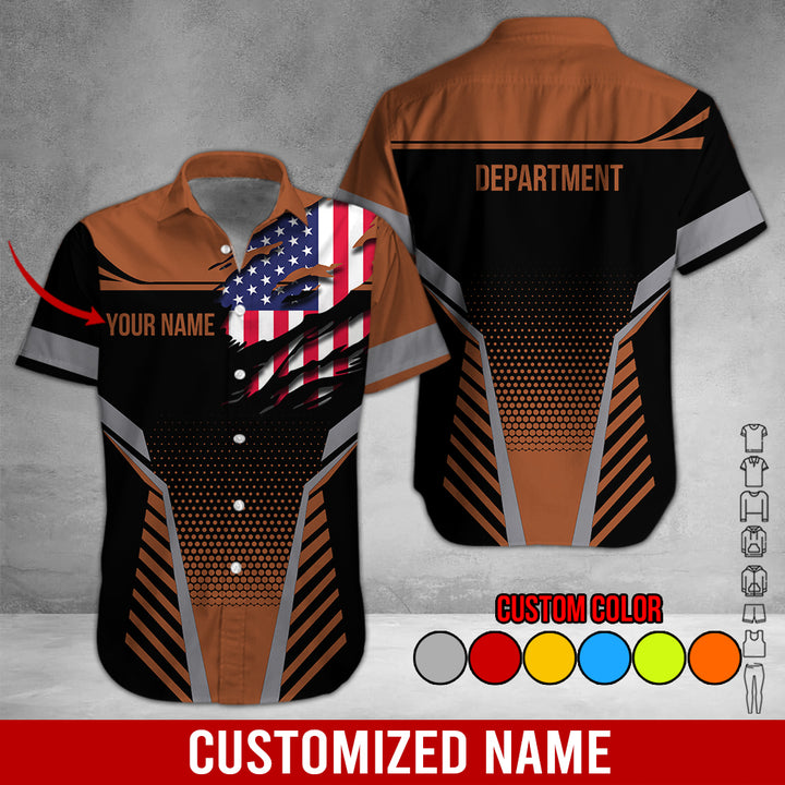 Custom Workwear Style 3D All Over Printed Clothes DV898