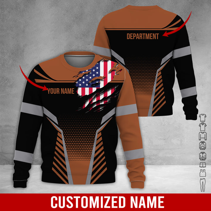 Custom Workwear Style 3D All Over Printed Clothes DV898