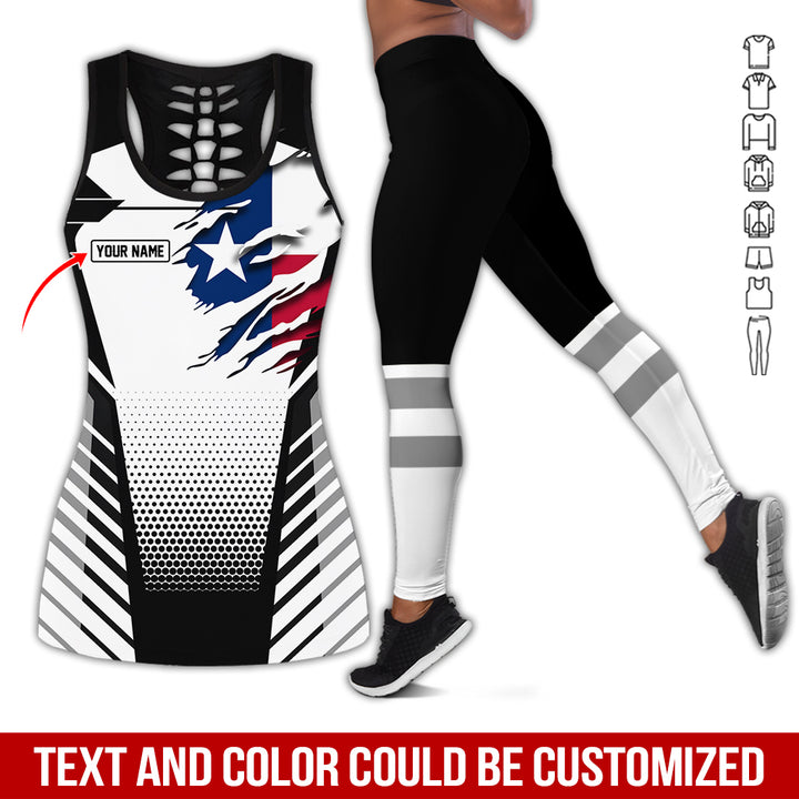 Personalized Name Love Texas 3D All Over Printed Clothes CN798