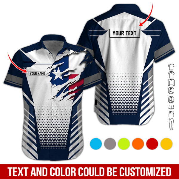 Personalized Name Love Texas 3D All Over Printed Clothes CN798