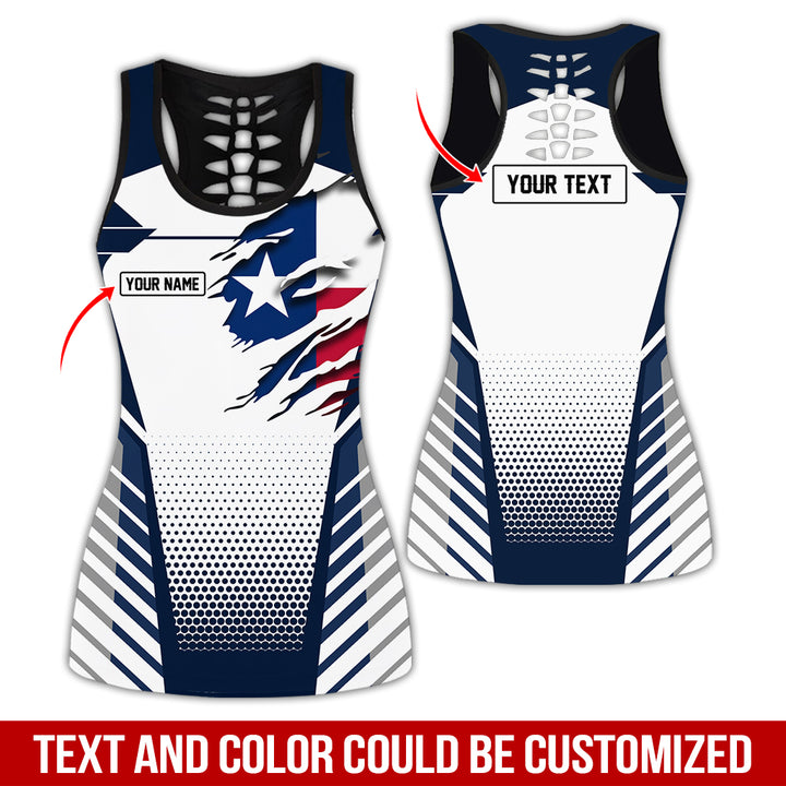 Personalized Name Love Texas 3D All Over Printed Clothes CN798