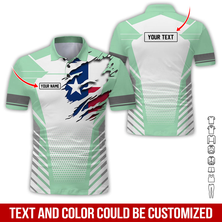 Personalized Name Love Texas 3D All Over Printed Clothes CN798