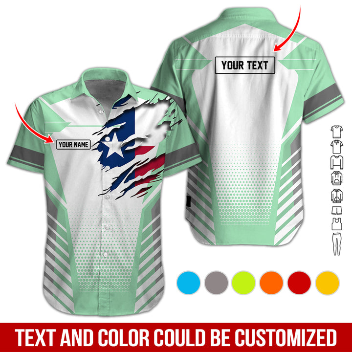 Personalized Name Love Texas 3D All Over Printed Clothes CN798