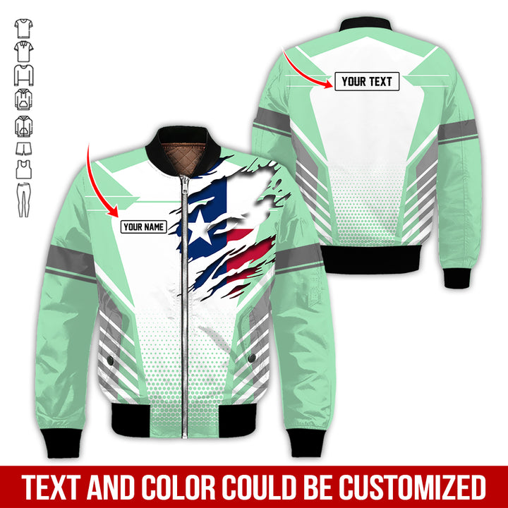 Personalized Name Love Texas 3D All Over Printed Clothes CN798