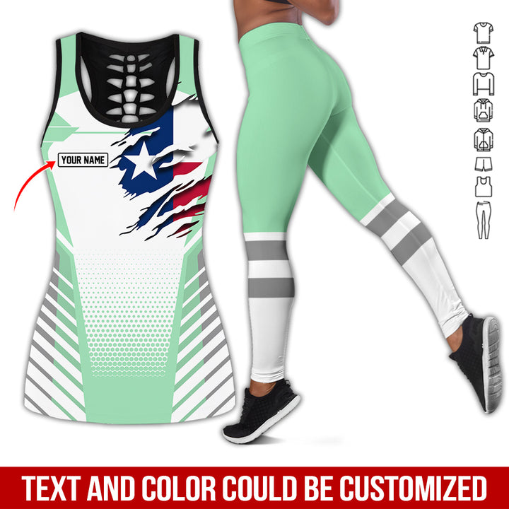 Personalized Name Love Texas 3D All Over Printed Clothes CN798