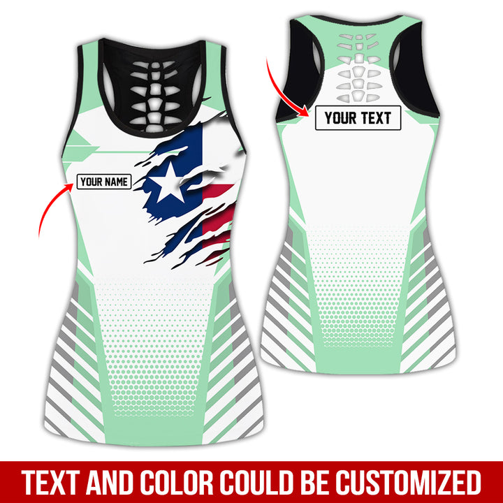 Personalized Name Love Texas 3D All Over Printed Clothes CN798
