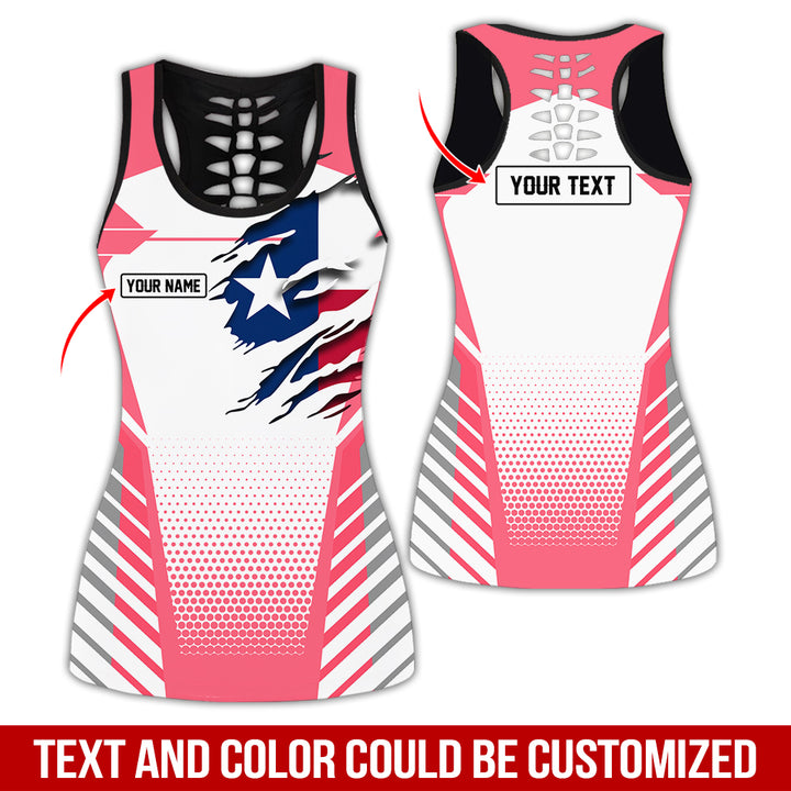 Personalized Name Love Texas 3D All Over Printed Clothes CN798
