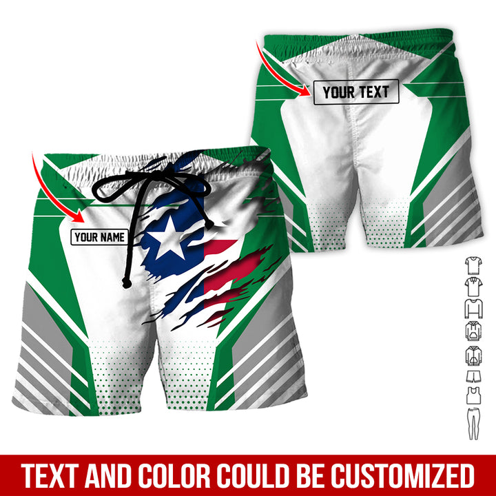 Personalized Name Love Texas 3D All Over Printed Clothes CN798