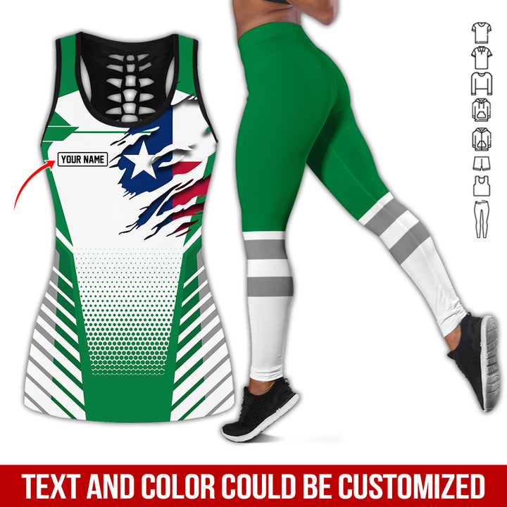 Personalized Name Love Texas 3D All Over Printed Clothes CN798